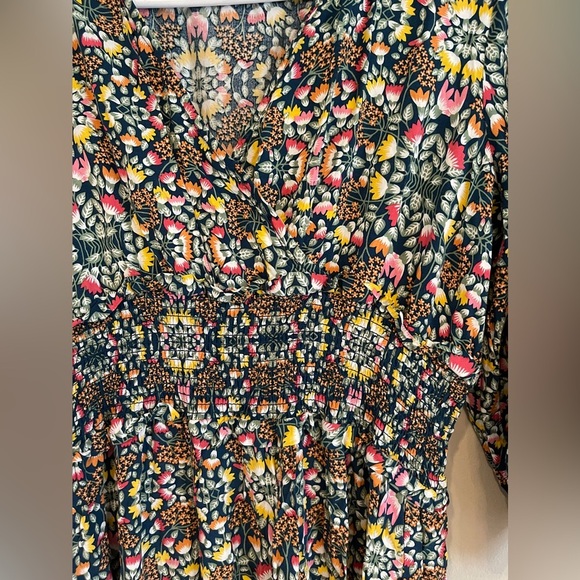 NWOT Anthropologie Evie long floral dress size small - Picture 3 of 6